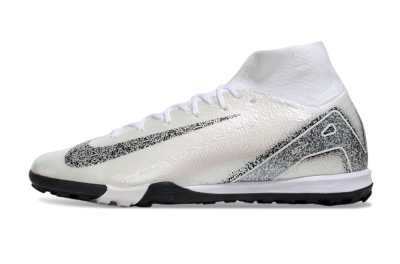 Nike Air Zoom Mercurial Superfly 10 Elite TF Artificial Turf Soccer Shoes - Beige/Black/White