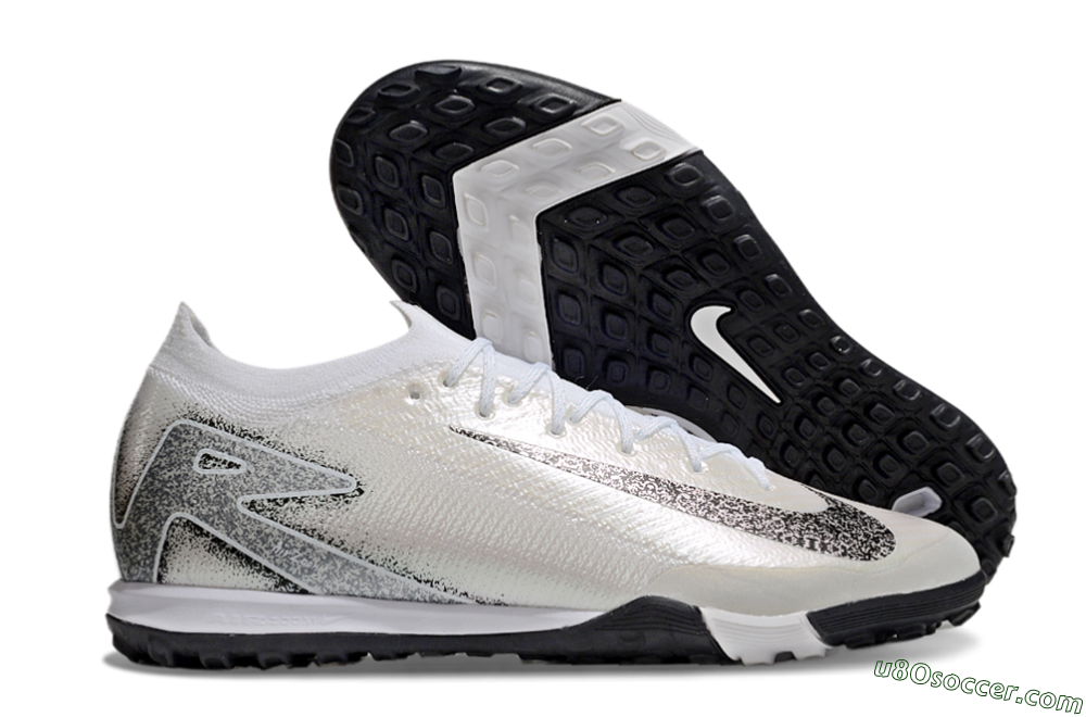 Nike Air Zoom Mercurial Vapor 16 Elite TF Artificial Turf Soccer Shoes - Beige/Black/White 1