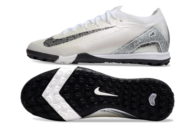 Nike Air Zoom Mercurial Vapor 16 Elite TF Artificial Turf Soccer Shoes - Beige/Black/White