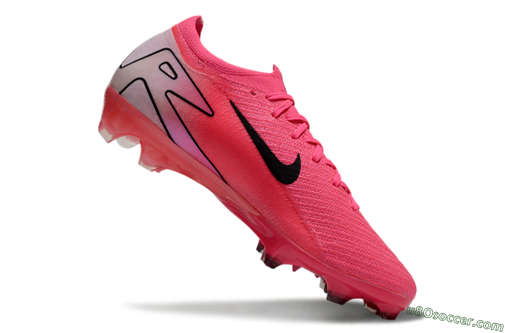 Nike Air Zoom Mercurial Vapor 16 Elite FG Firm Ground Soccer Cleats - Red/Black/Pink 4