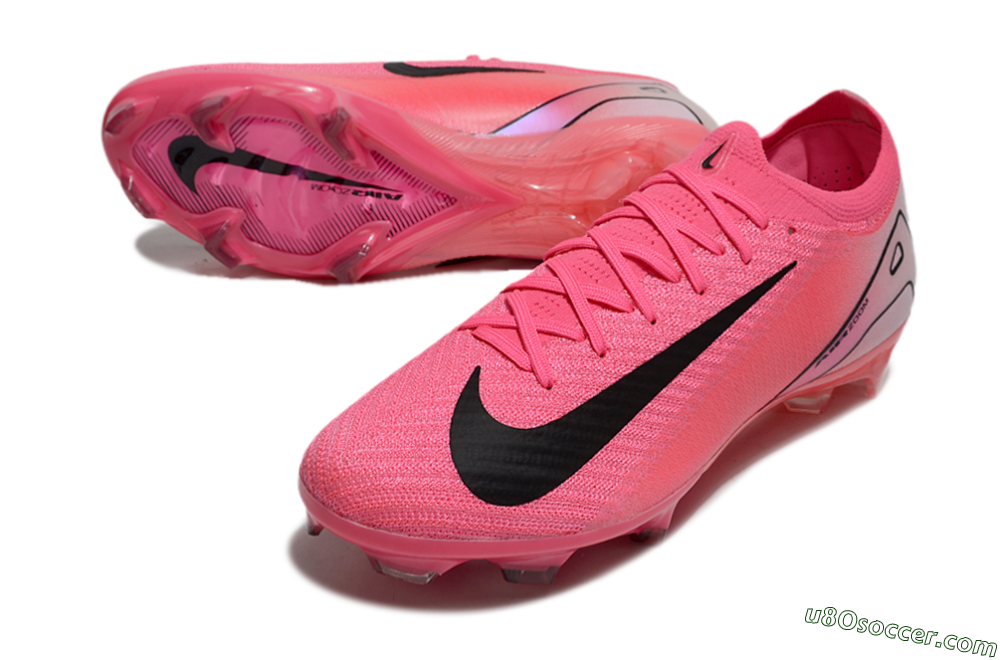 Nike Air Zoom Mercurial Vapor 16 Elite FG Firm Ground Soccer Cleats - Red/Black/Pink 3