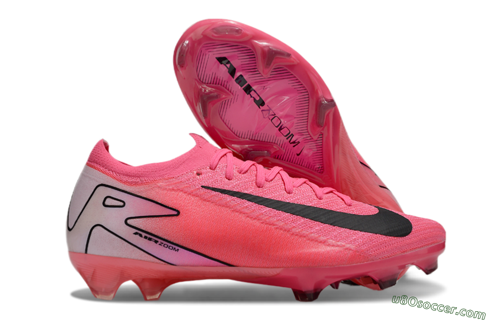 Nike Air Zoom Mercurial Vapor 16 Elite FG Firm Ground Soccer Cleats - Red/Black/Pink 1