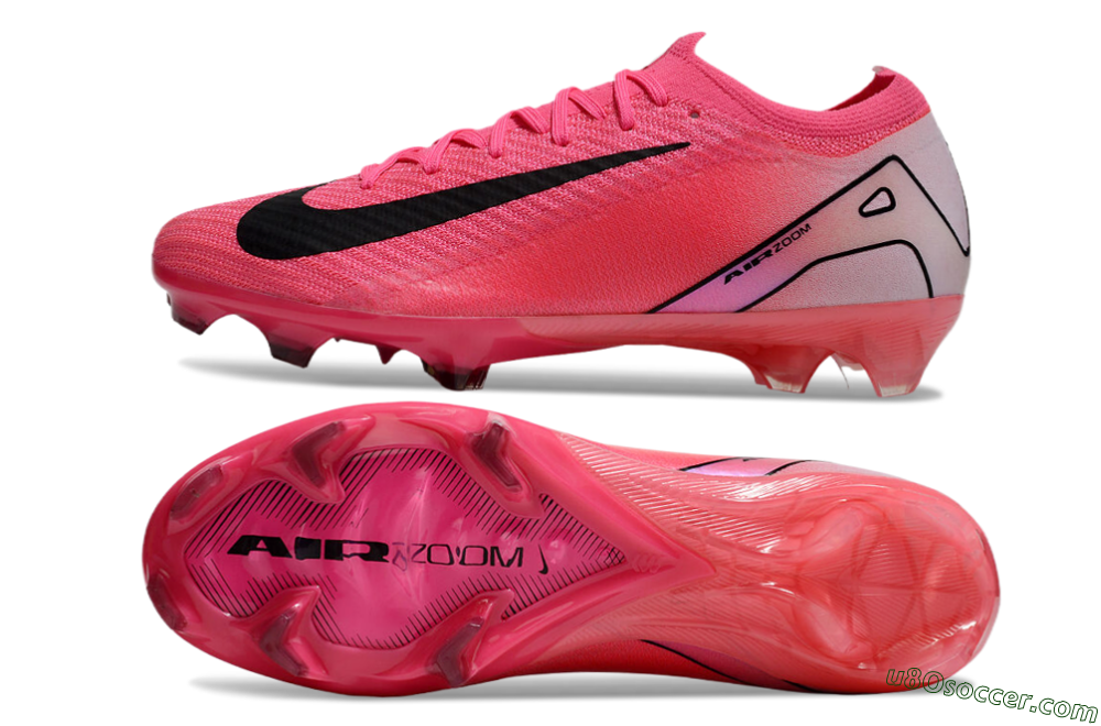 Nike Air Zoom Mercurial Vapor 16 Elite FG Firm Ground Soccer Cleats - Red/Black/Pink 0