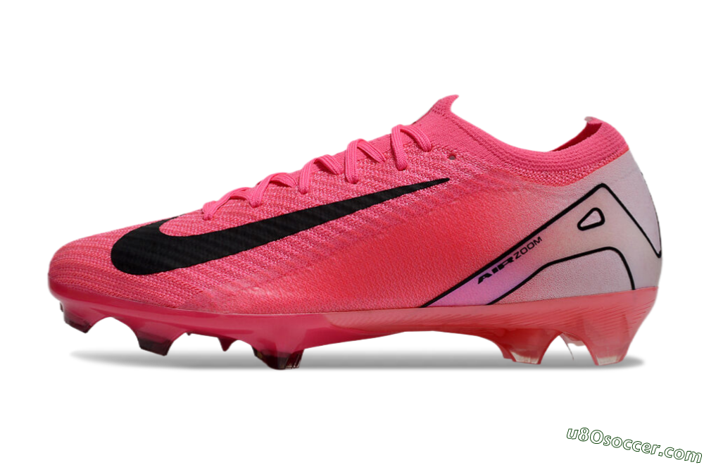 Nike Air Zoom Mercurial Vapor 16 Elite FG Firm Ground Soccer Cleats - Red/Black/Pink 2