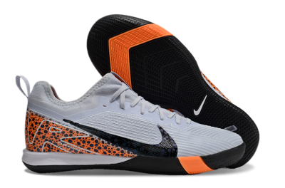 Nike Air Zoom Mercurial Vapor 16 Pro IC Indoor & Futsal Soccer Shoes - Grey/Black/Leopard