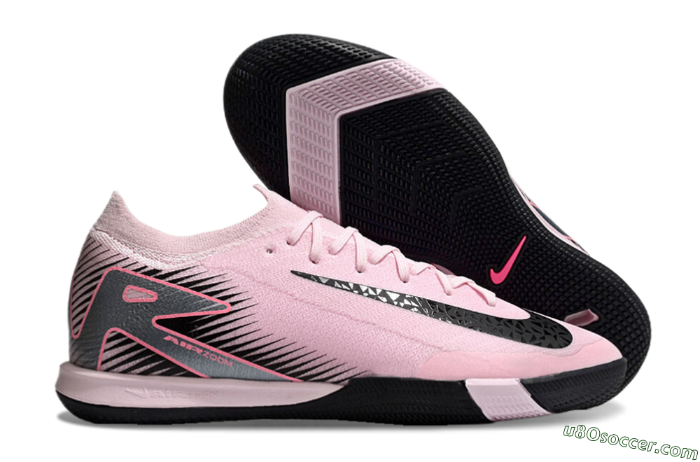 Nike Air Zoom Mercurial Vapor 16 Elite IC Indoor & Futsal Soccer Shoes - Pink/Black/Silver 1