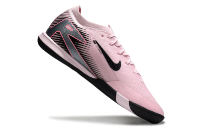 Nike Air Zoom Mercurial Vapor 16 Elite IC Indoor & Futsal Soccer Shoes - Pink/Black/Silver