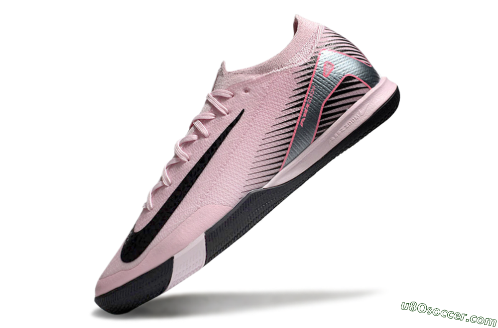 Nike Air Zoom Mercurial Vapor 16 Elite IC Indoor & Futsal Soccer Shoes - Pink/Black/Silver 5
