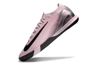 Nike Air Zoom Mercurial Vapor 16 Elite IC Indoor & Futsal Soccer Shoes - Pink/Black/Silver