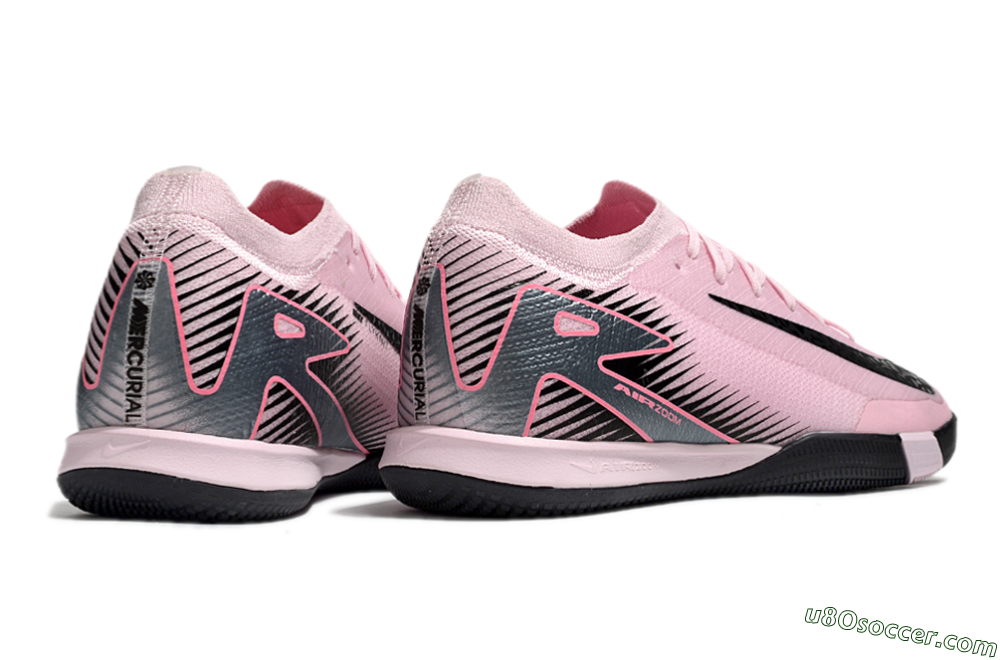 Nike Air Zoom Mercurial Vapor 16 Elite IC Indoor & Futsal Soccer Shoes - Pink/Black/Silver 6