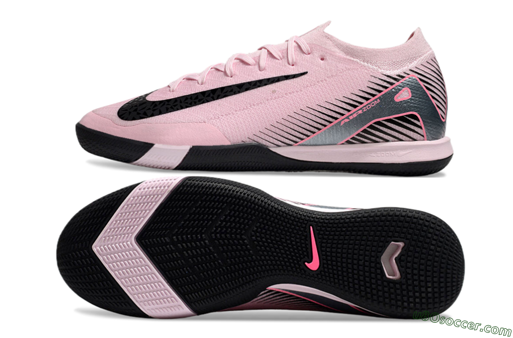 Nike Air Zoom Mercurial Vapor 16 Elite IC Indoor & Futsal Soccer Shoes - Pink/Black/Silver 0