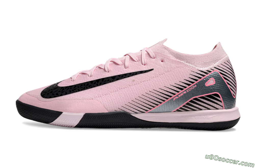 Nike Air Zoom Mercurial Vapor 16 Elite IC Indoor & Futsal Soccer Shoes - Pink/Black/Silver 2
