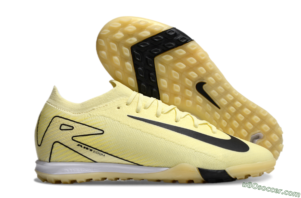 Nike Air Zoom Mercurial Vapor 16 Elite TF Artificial Turf Soccer Shoes - Yellow/Black/White 1