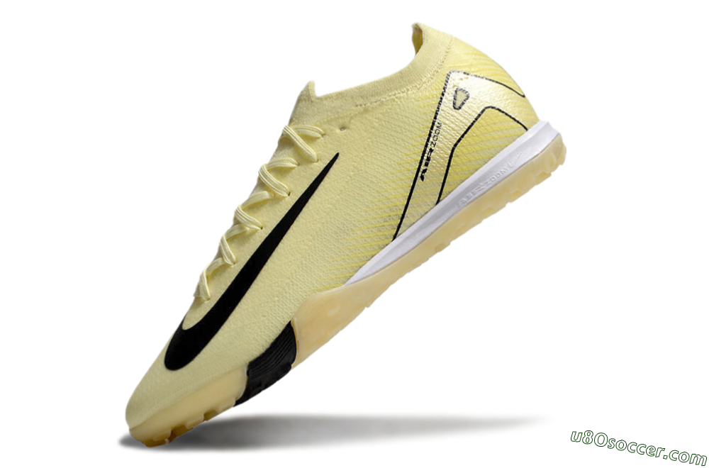 Nike Air Zoom Mercurial Vapor 16 Elite TF Artificial Turf Soccer Shoes - Yellow/Black/White 5