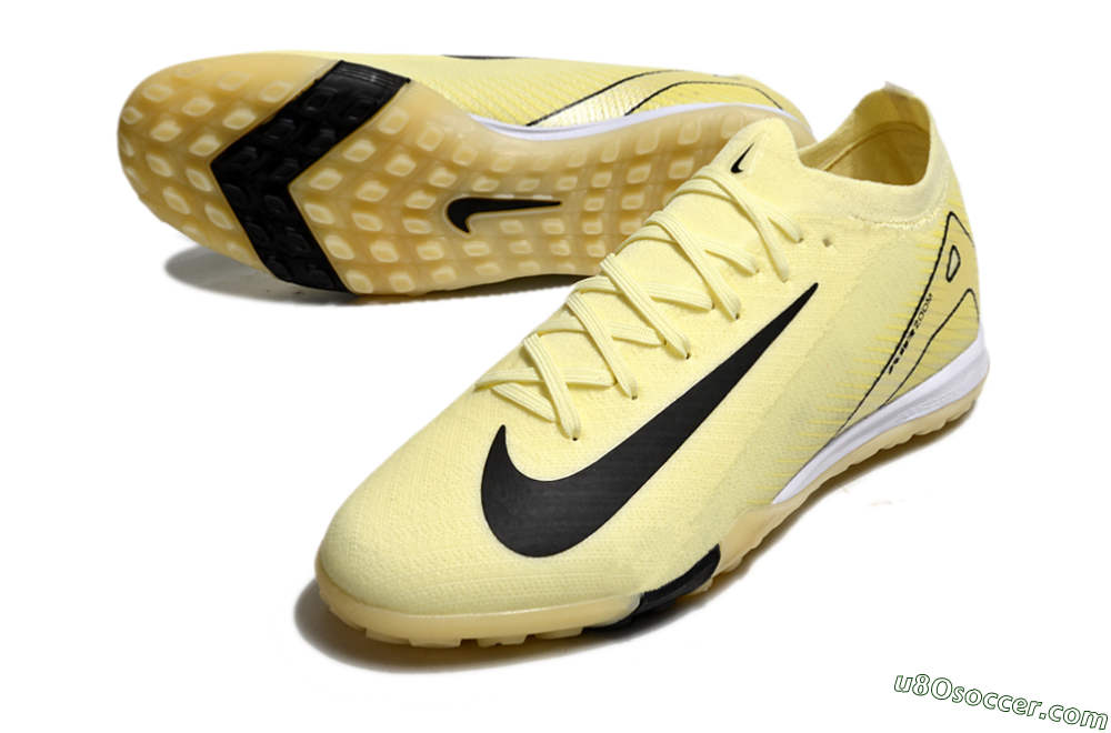Nike Air Zoom Mercurial Vapor 16 Elite TF Artificial Turf Soccer Shoes - Yellow/Black/White 3