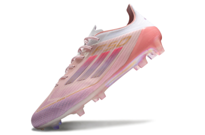 Adidas F50 Elite FG Firm Ground Soccer Cleats - Pink/White/Gold