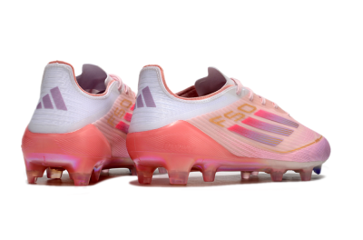 Adidas F50 Elite FG Firm Ground Soccer Cleats - Pink/White/Gold