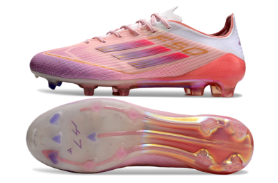 Adidas F50 Elite FG Firm Ground Soccer Cleats - Pink/White/Gold