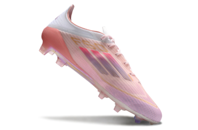 Adidas F50 Elite FG Firm Ground Soccer Cleats - Pink/White/Gold