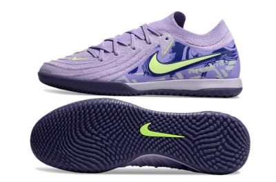 Nike Phantom GX 2 Elite IC Indoor & Futsal Soccer Shoes - Purple/Yellow/White