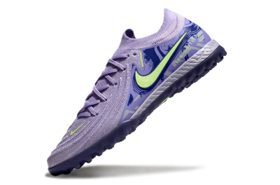 Nike Phantom GX 2 Elite TF Artificial Turf Soccer Shoes - Purple/Yellow/White