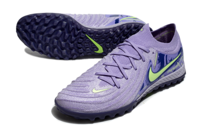 Nike Phantom GX 2 Elite TF Artificial Turf Soccer Shoes - Purple/Yellow/White