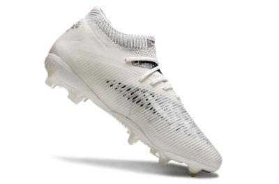 Puma Future 8 Ultimate FG Firm Ground Soccer Cleats - White/Silver/Black