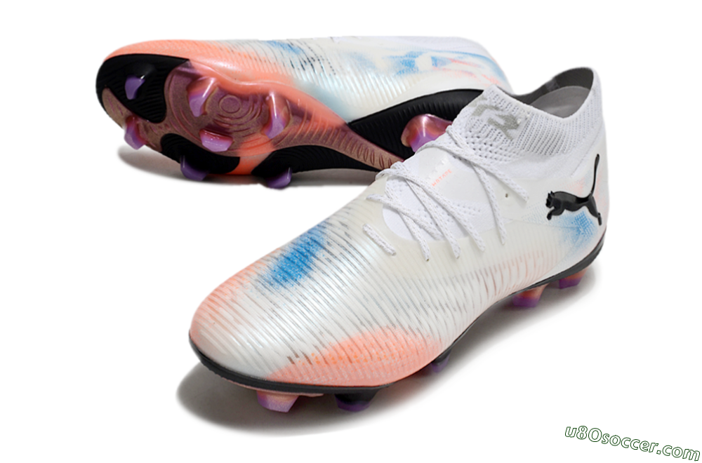 Puma Future 8 Ultimate FG Firm Ground Soccer Cleats - White