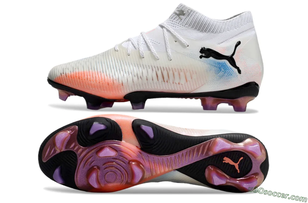 Puma Future 8 Ultimate FG Firm Ground Soccer Cleats - White