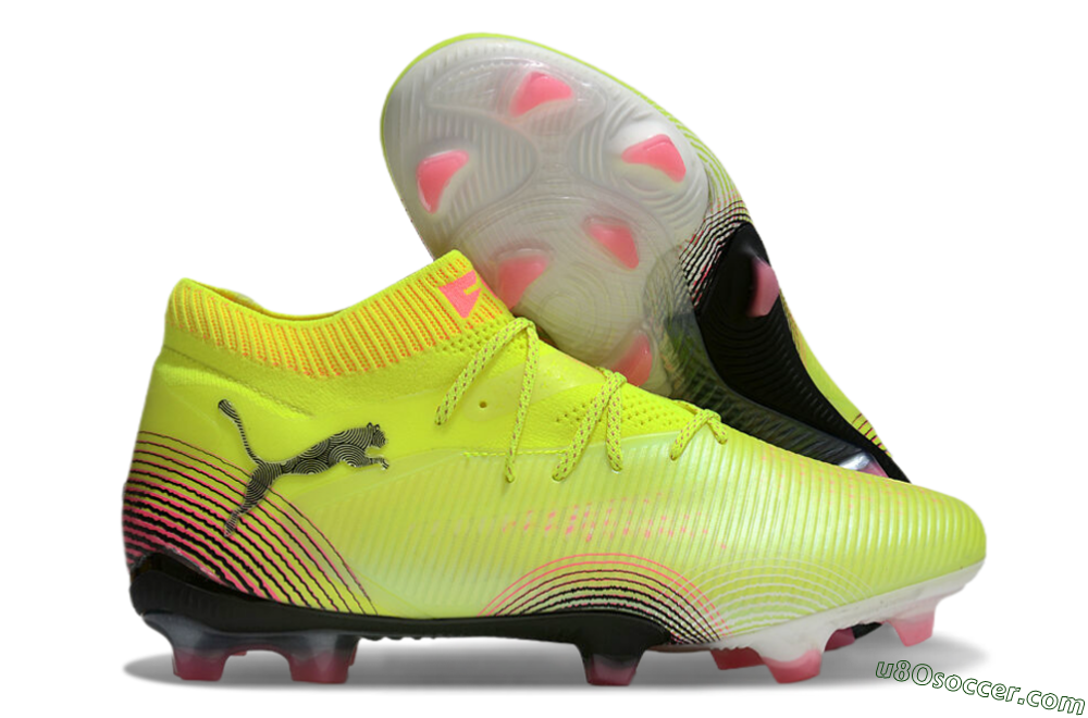 Puma Future 8 Ultimate FG Firm Ground Soccer Cleats - Yellow