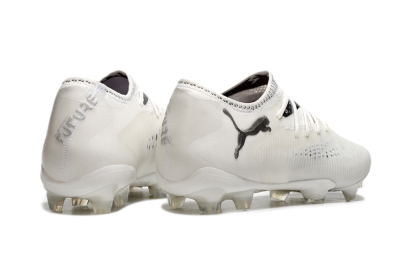 Puma Future 8 Ultimate FG Firm Ground Soccer Cleats - White/Silver/Black