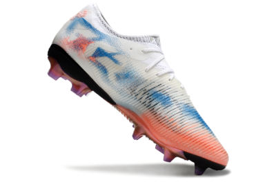 Puma Future 8 Ultimate FG Firm Ground Soccer Cleats - White/Pink/Blue