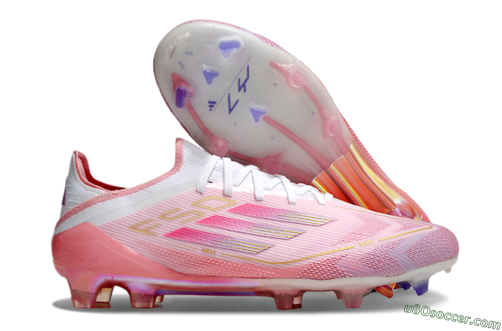 Adidas F50 Elite FG Firm Ground Soccer Cleats - Purple/White/Pink 1