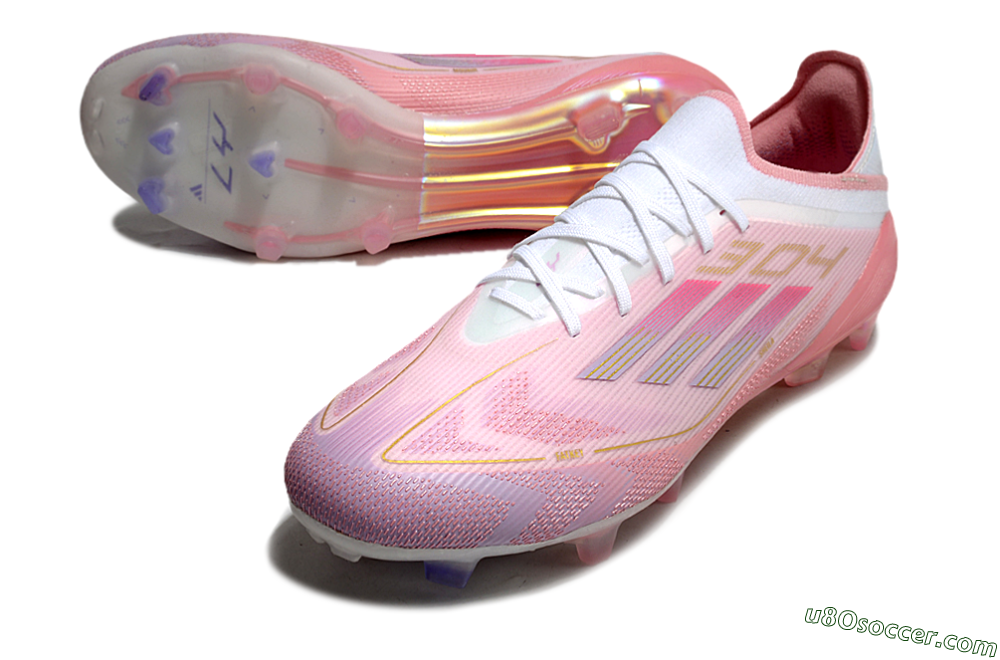 Adidas F50 Elite FG Firm Ground Soccer Cleats - Purple/White/Pink 3