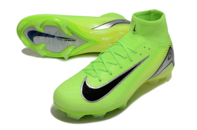 Nike Air Zoom Mercurial Superfly 10 Academy FG Firm Ground Soccer Cleats - Yellow/Black/Silver
