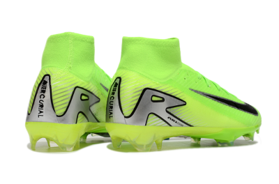 Nike Air Zoom Mercurial Superfly 10 Academy FG Firm Ground Soccer Cleats - Yellow/Black/Silver
