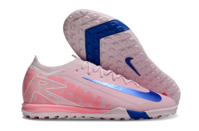 Nike Air Zoom Mercurial Vapor 16 Elite TF Artificial Turf Soccer Shoes - Pink/Blue/White