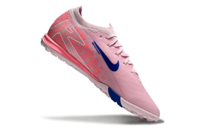 Nike Air Zoom Mercurial Vapor 16 Elite TF Artificial Turf Soccer Shoes - Pink/Blue/White