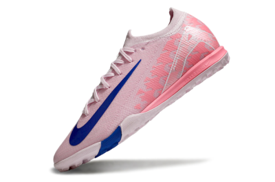 Nike Air Zoom Mercurial Vapor 16 Elite TF Artificial Turf Soccer Shoes - Pink/Blue/White