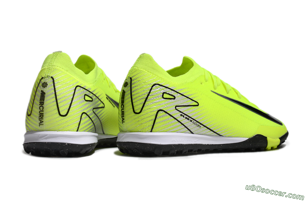 Nike Air Zoom Mercurial Vapor 16 Elite TF Artificial Turf Soccer Shoes - Yellow/Black/White 6