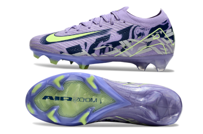 Nike Air Zoom Mercurial Vapor 16 Elite FG Firm Ground Soccer Cleats - Purple/Yellow/White