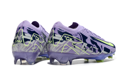 Nike Air Zoom Mercurial Vapor 16 Elite FG Firm Ground Soccer Cleats - Purple/Yellow/White