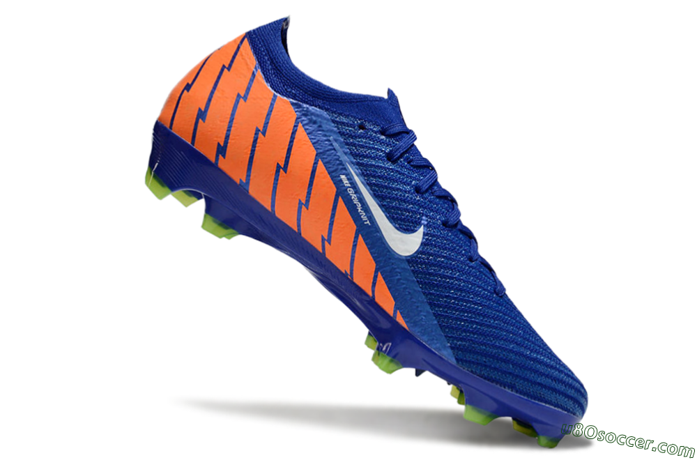 Nike Air Zoom Mercurial Vapor 16 Elite FG Firm Ground Soccer Cleats - Blue/White/Orange 4