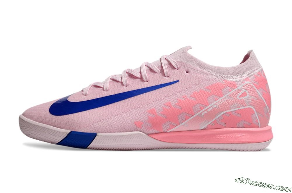 Nike Air Zoom Mercurial Vapor 16 Elite IC Indoor & Futsal Soccer Shoes - Pink/Blue/White 2