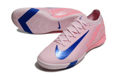 Nike Air Zoom Mercurial Vapor 16 Elite IC Indoor & Futsal Soccer Shoes - Pink/Blue/White