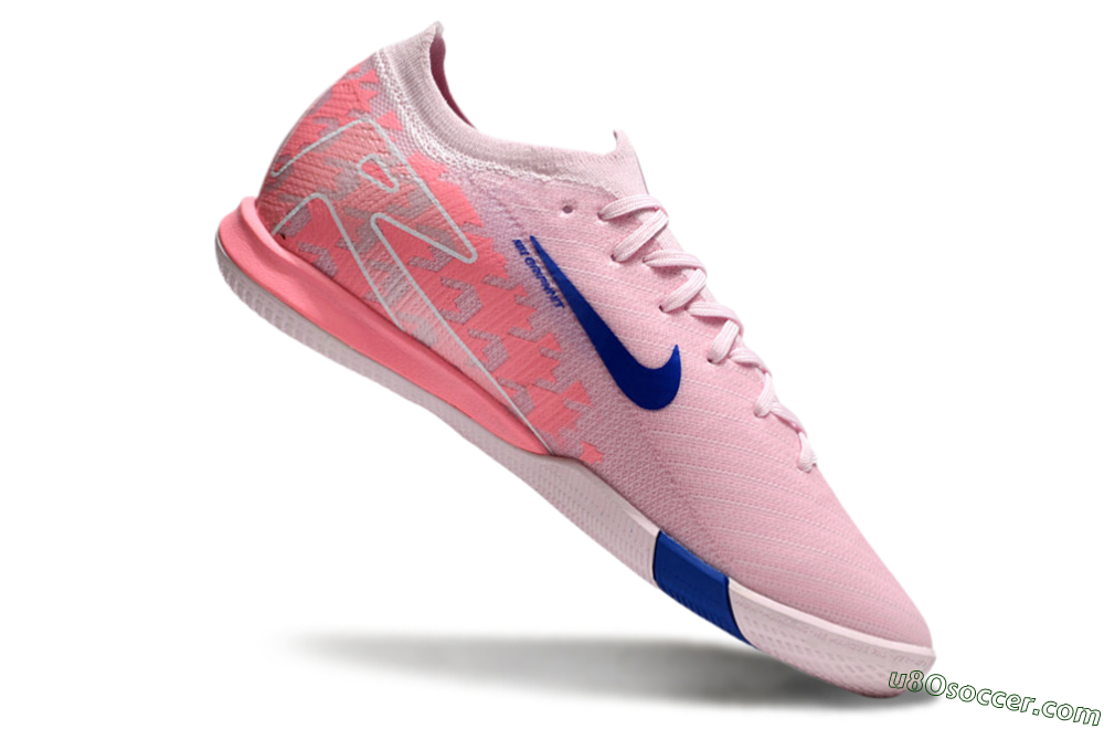 Nike Air Zoom Mercurial Vapor 16 Elite IC Indoor & Futsal Soccer Shoes - Pink/Blue/White 4