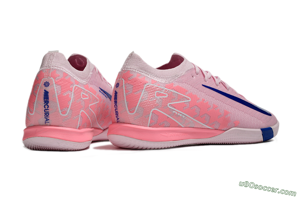 Nike Air Zoom Mercurial Vapor 16 Elite IC Indoor & Futsal Soccer Shoes - Pink/Blue/White 6