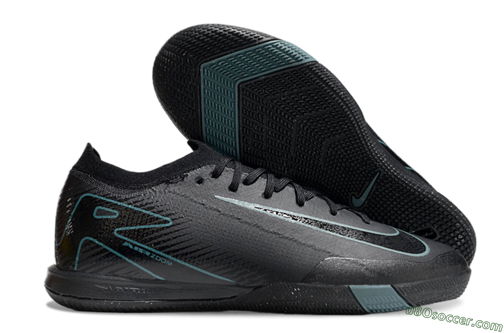 Nike Air Zoom Mercurial Vapor 16 Elite IC Indoor & Futsal Soccer Shoes - Black/Blue/White 1