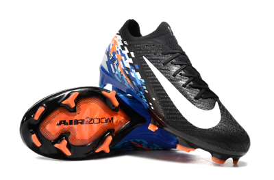 Nike Air Zoom Mercurial Vapor 16 Elite FG Firm Ground Soccer Cleats - Black/Blue/Orange