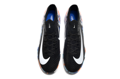 Nike Air Zoom Mercurial Vapor 16 Elite TF Artificial Turf Soccer Shoes - Black/Blue/Orange